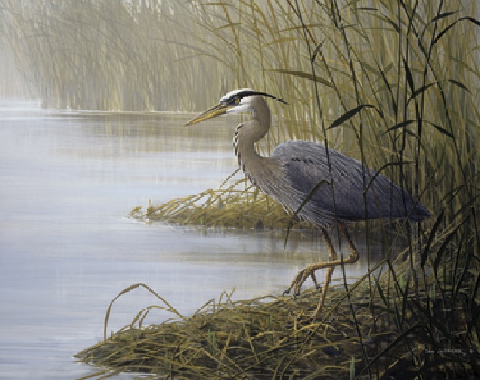 Watching and Waiting painting - Don Li-Leger Watching and Waiting art painting